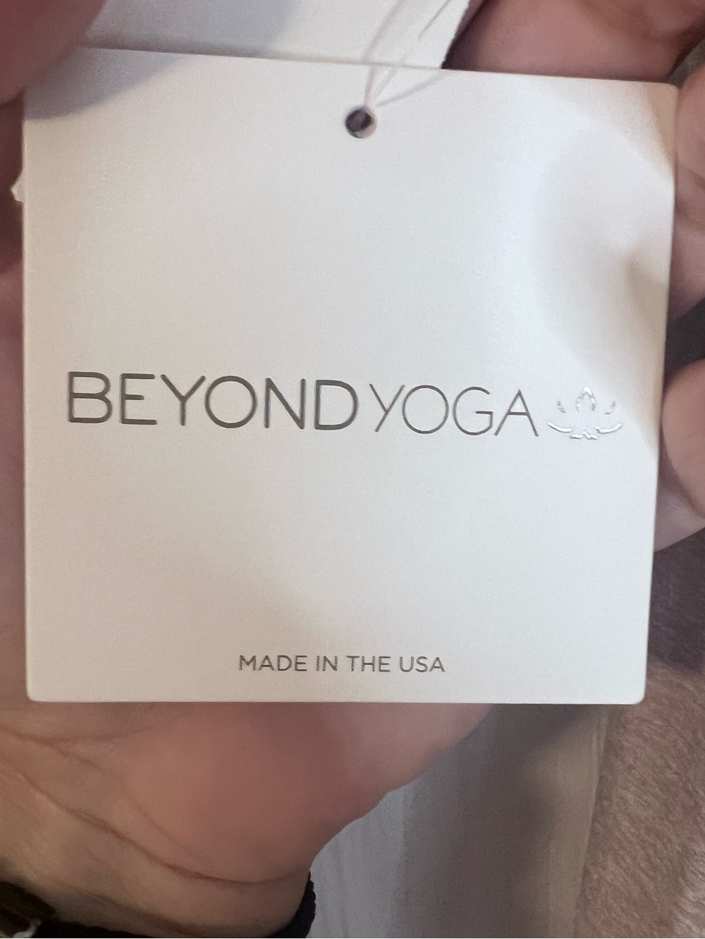 #778 NWT Beyond Yoga Spacedye Leisure High Waisted Leggings Sand Swept Heath - Picture 7 of 8